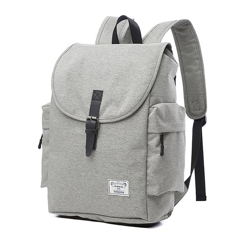 Laptop backpack with buckle