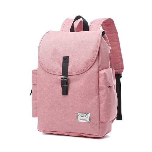 Laptop backpack with buckle