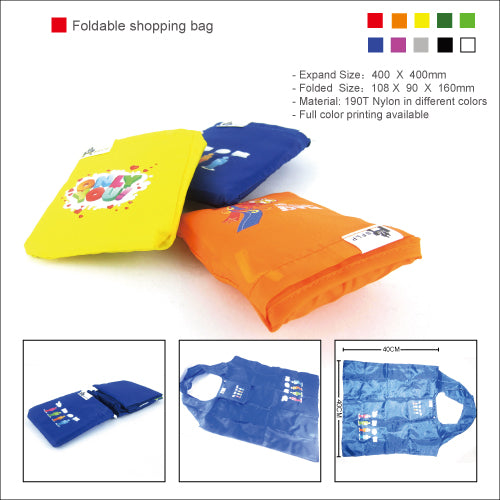 Foldable shopping bag