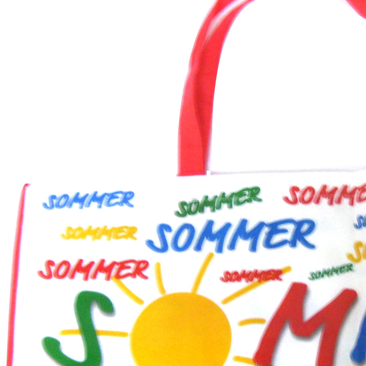Foil printing shopping bag