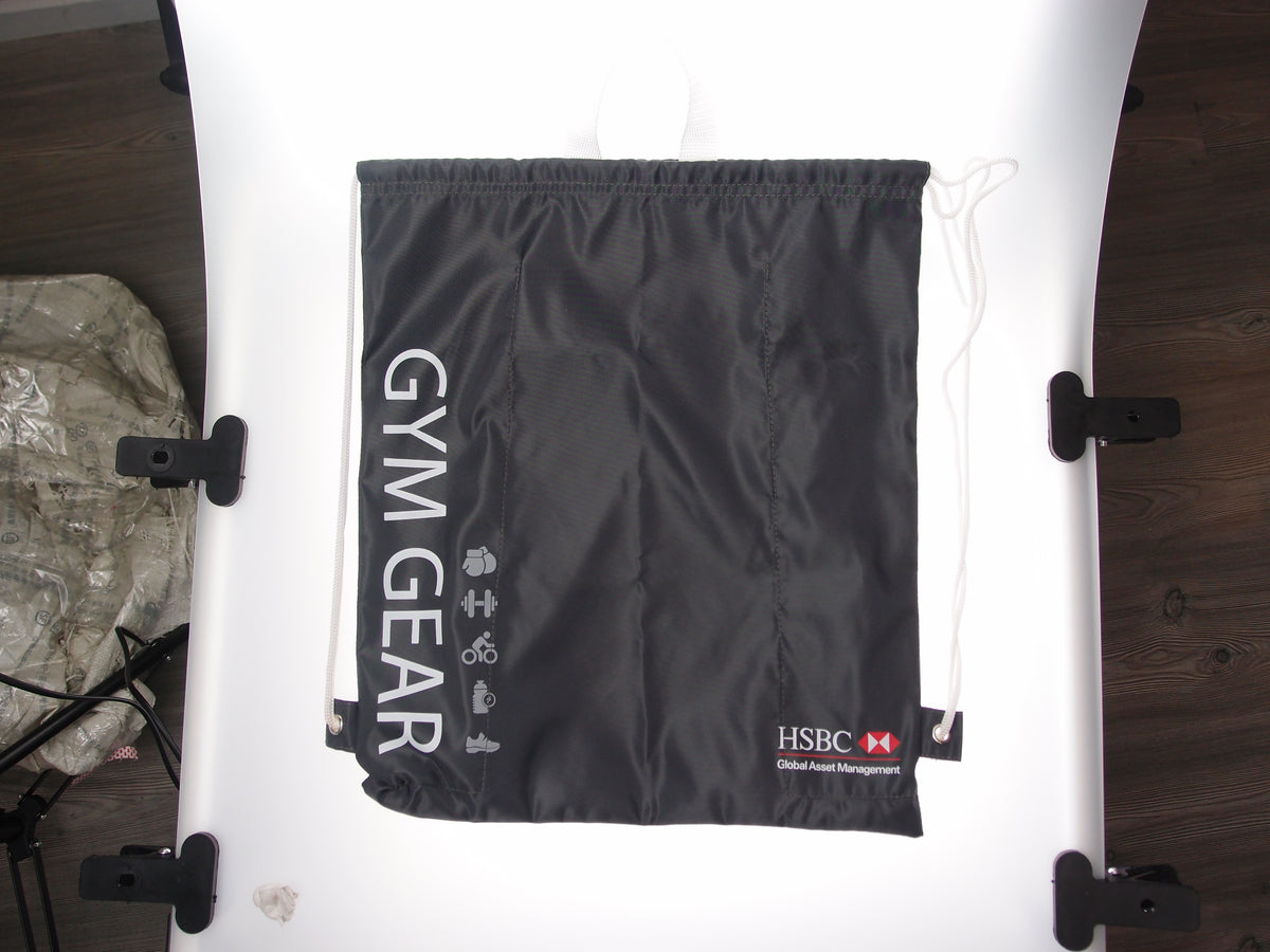 Polyester drawstrings gym bag