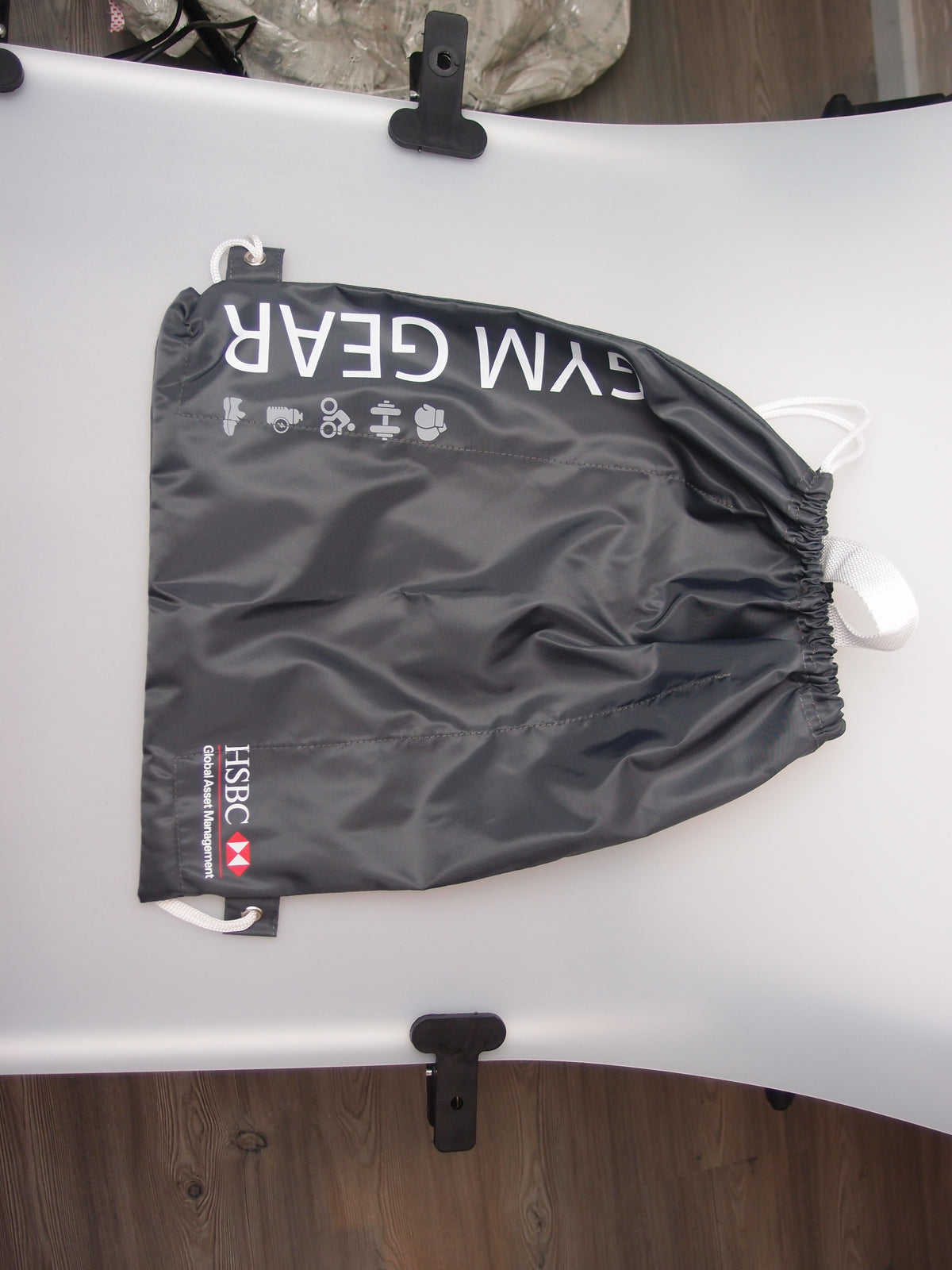 Polyester drawstrings gym bag