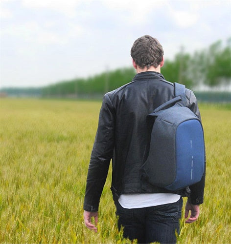 The Bobby Compact / Montmartre 2.0 Anti Theft backpack by XD Design - Diver Blue P705.535