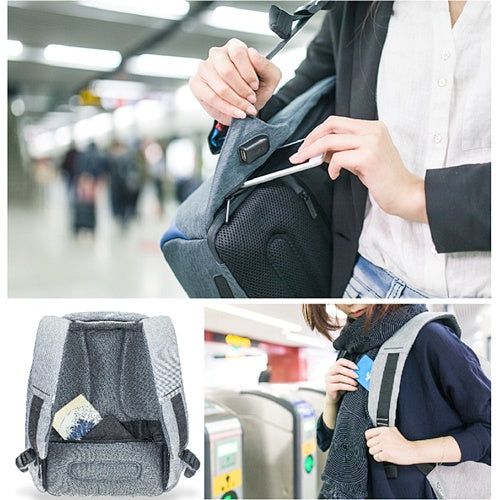 The Bobby Compact / Montmartre 2.0 Anti Theft backpack by XD Design - Primrose Yellow P705.536