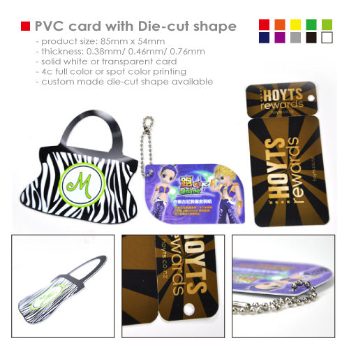 PVC card with Die-cut shape