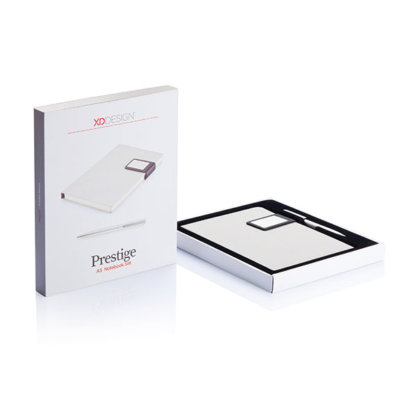 A5 Prestige notebook set grey (P773.472)