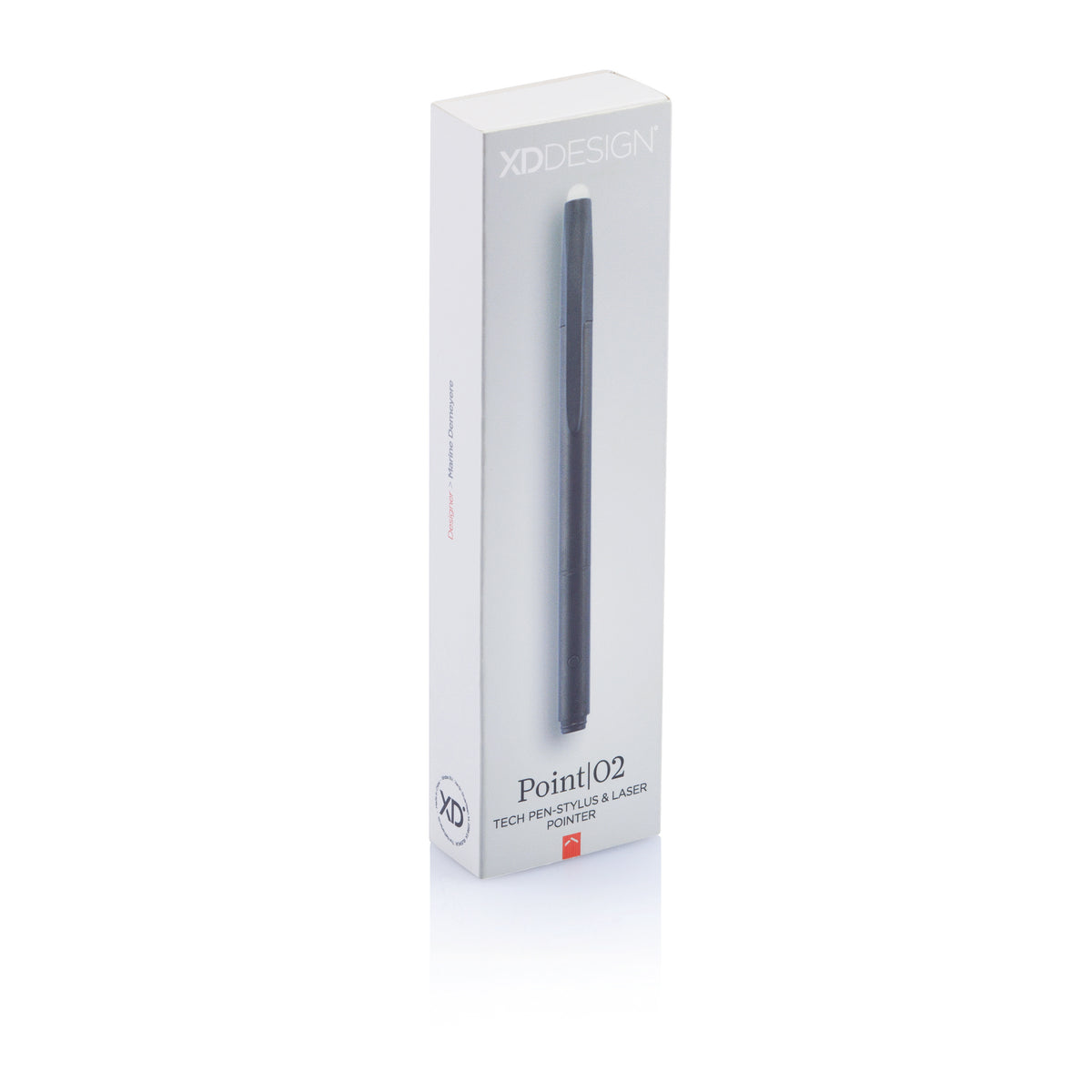 Point|02 tech pen-stylus & laser pointer black (EX019)