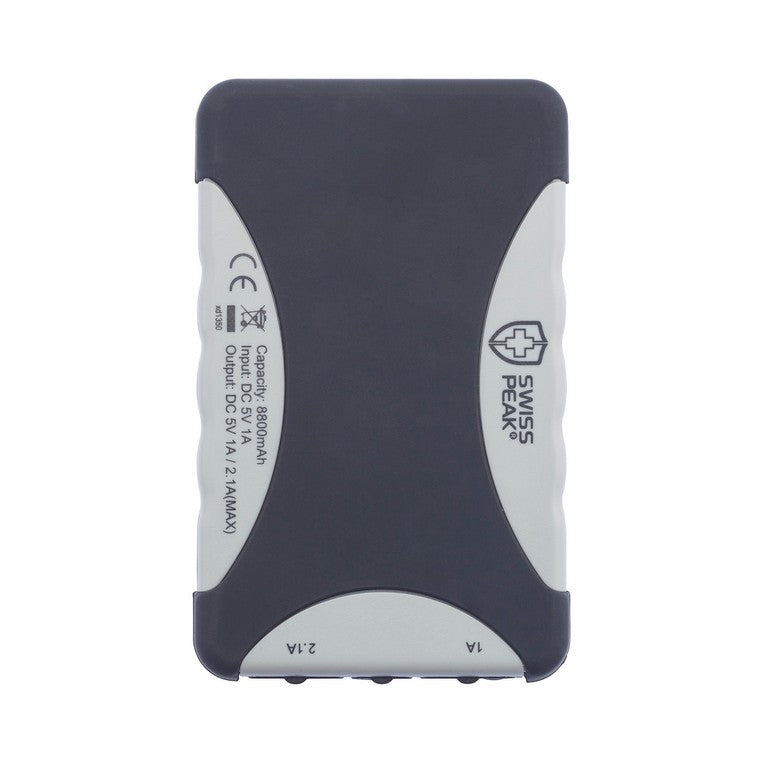 Swiss Peak powerbank 8800mAh, grey/black(P324.831)