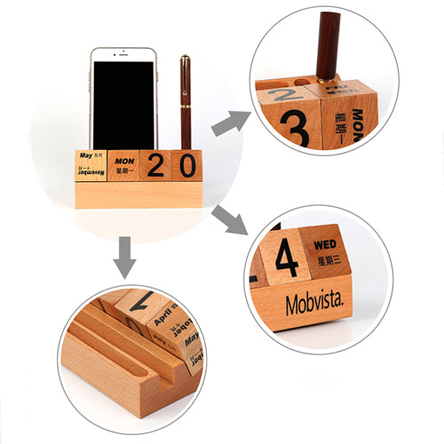 Wood calendar Set
