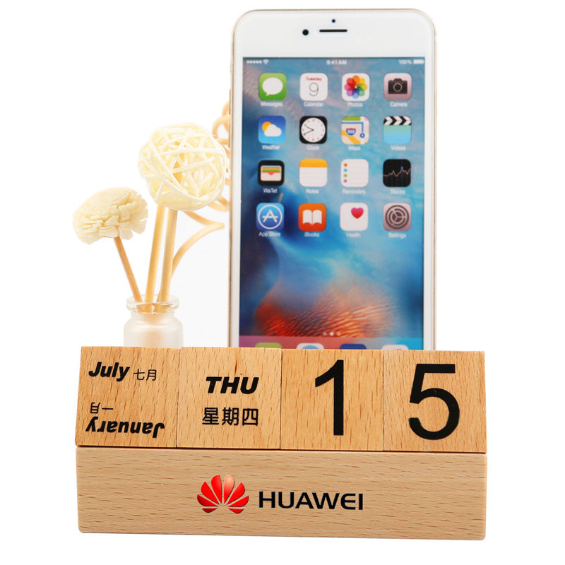Wood calendar Set