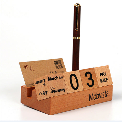 Wood calendar Set