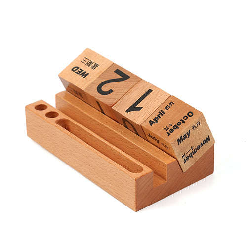 Wood calendar Set