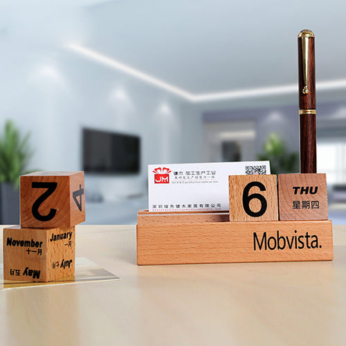 Wood calendar Set