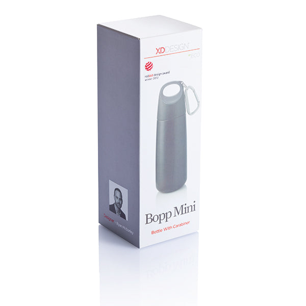 Bopp Mini bottle with carabiner black (P436.501)
