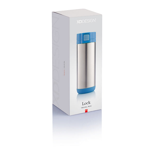 Lock travel mug-Blue P432.665