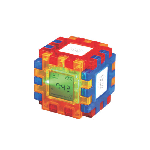 Multi-function puzzle LED clock