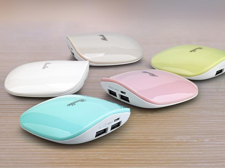 Shell shape USB mobile battery charger 3000 mAh (power bank)