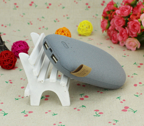 USB stone shape power bank10400mah