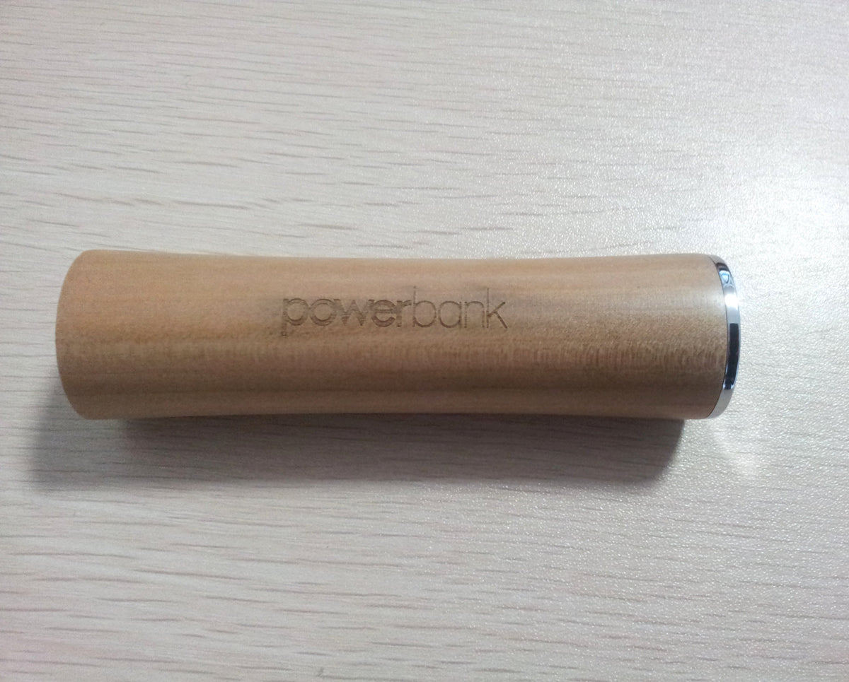 Wooden usb power bank2600mah