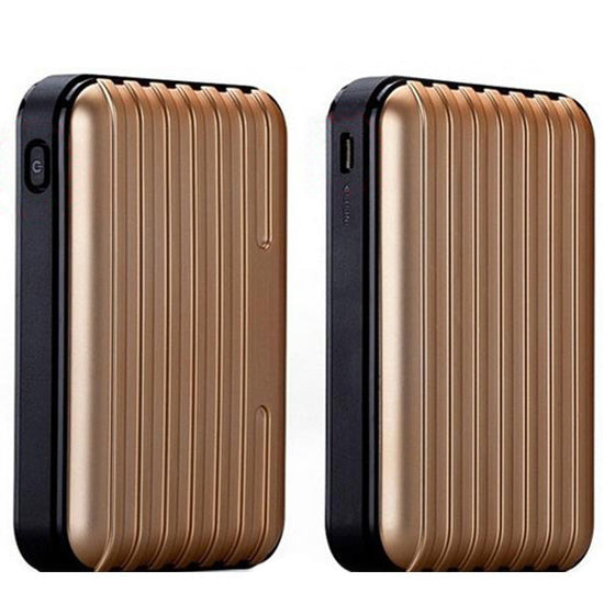 USB Luggage box power bank 6000mah with flashlight
