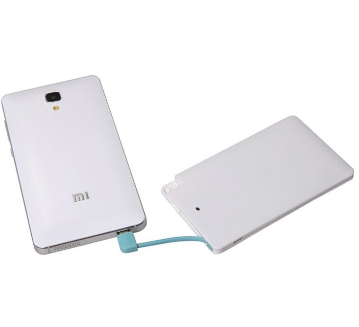 Super slim pocket USB power bank 3000 mAh