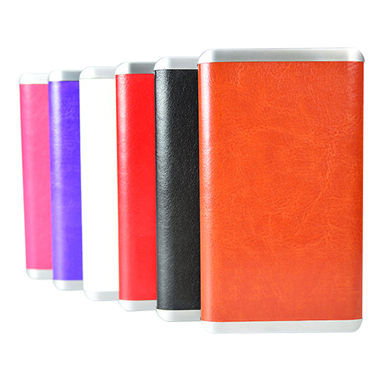 Leather style portable power bank5000mAh