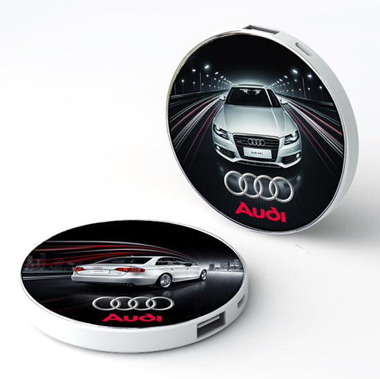 Round shape portable power bank 3000mAh