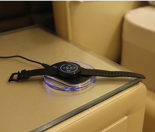 Acrylic Light Wireless Mobile Phone Charger
