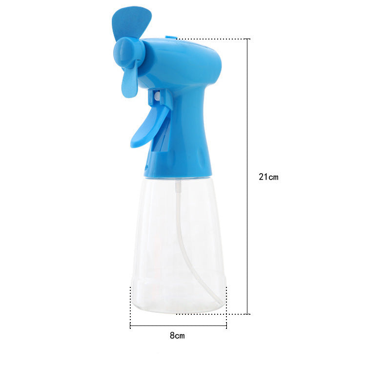 Mini spray mist battery handy fan