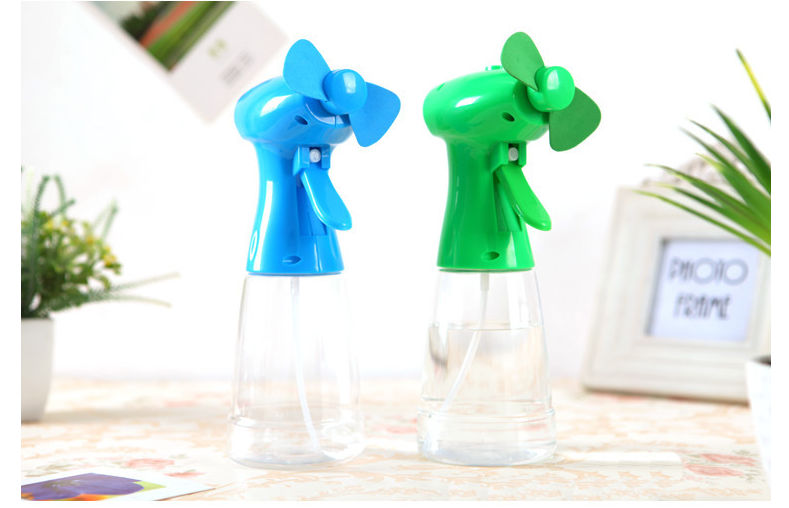 Mini spray mist battery handy fan