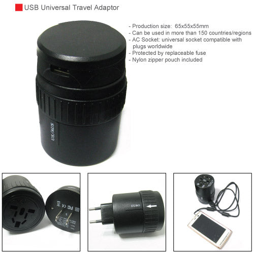 USB Universal Travel Adaptor
