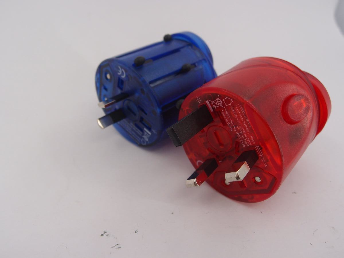 Colorful Universal Travel Adaptor (without USB)