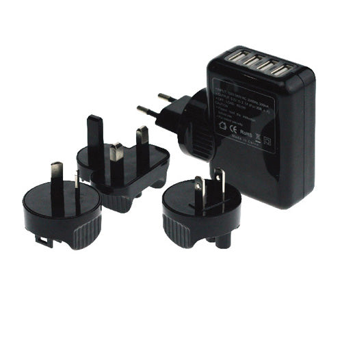 USB Universal Travel Adaptor (4 USB port)