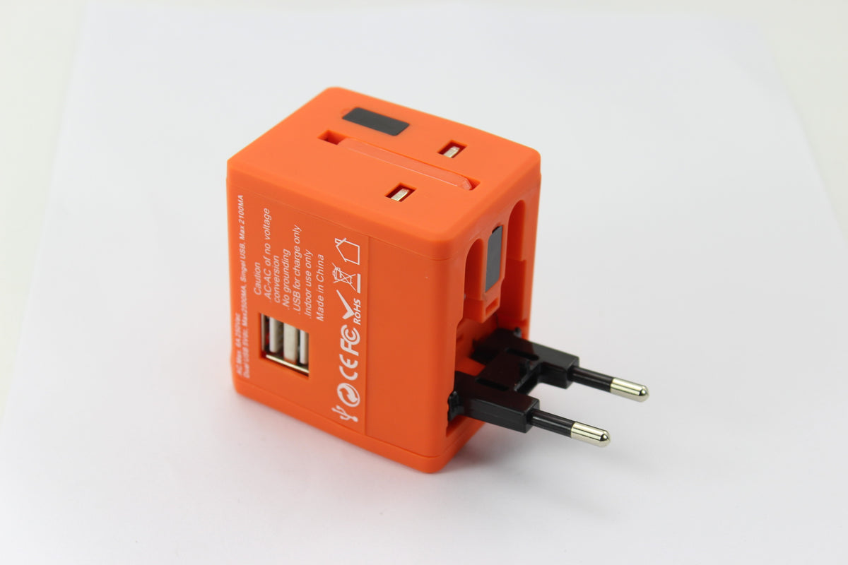 USB Universal Travel Adaptor (2.1A with 2 USB port)