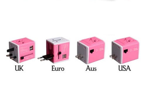 Multi function USB Universal Travel Adaptor (2.1A with 2 USB port) +wifi router