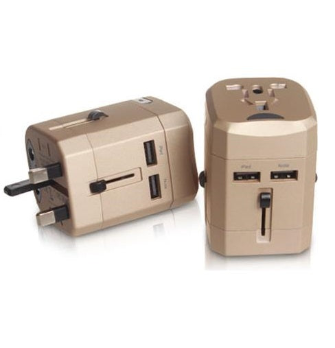 New USB Universal Travel Adaptor (2.5A with 2 USB port)