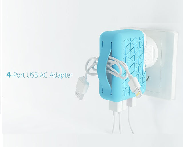 4-Port USB Universal travel adaptor