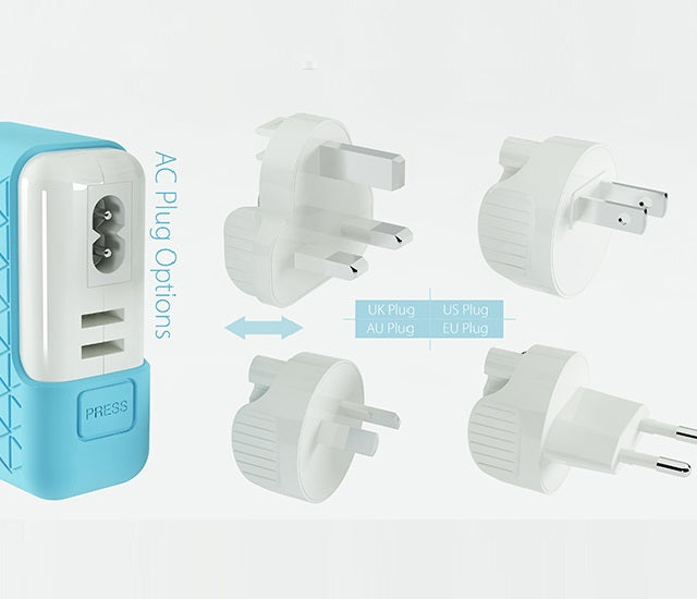 4-Port USB Universal travel adaptor