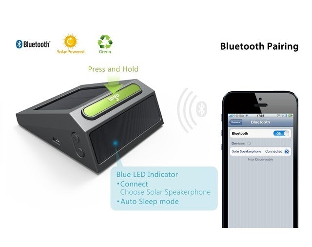 Solar Portable Bluetooth speaker