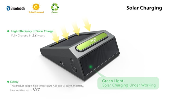 Solar Portable Bluetooth speaker