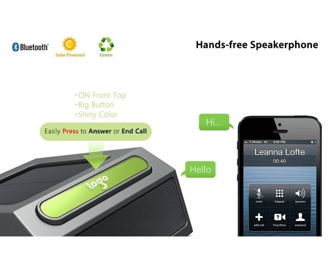 Solar Portable Bluetooth speaker
