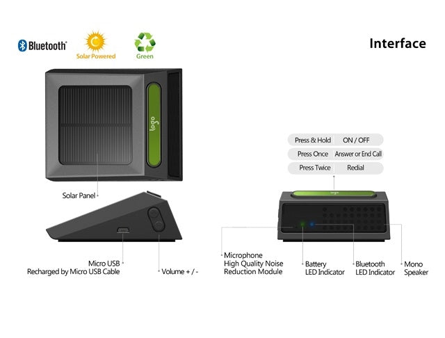 Solar Portable Bluetooth speaker