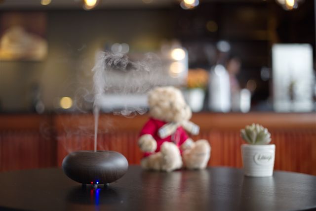 Donut Ultrasonic Aroma Humidifier (UK plug)