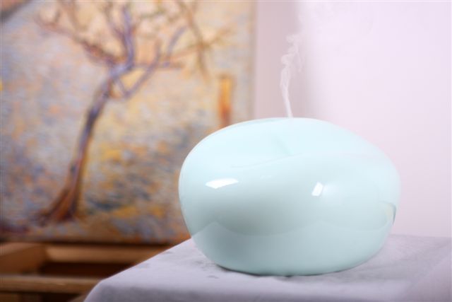 Stone shape Ultrasonic Aroma Humidifier (UK plug)