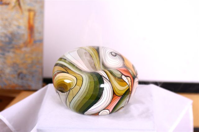 Stone shape Ultrasonic Aroma Humidifier (UK plug)