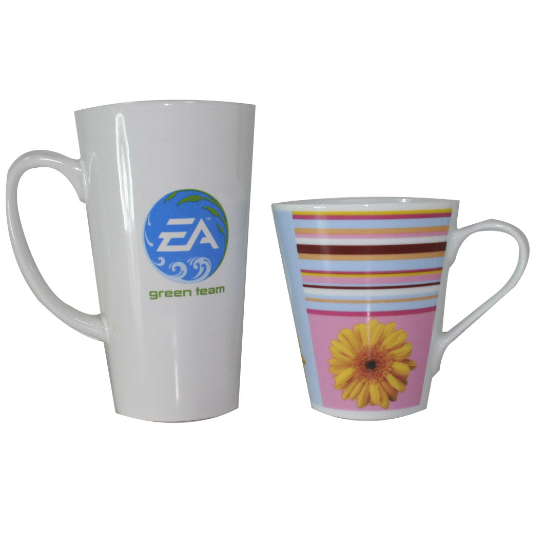 Slant shape ceramic Mug Coffee cup