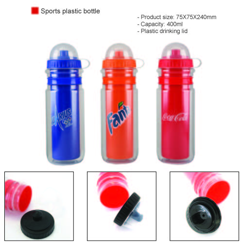 Sports plastic bottle
