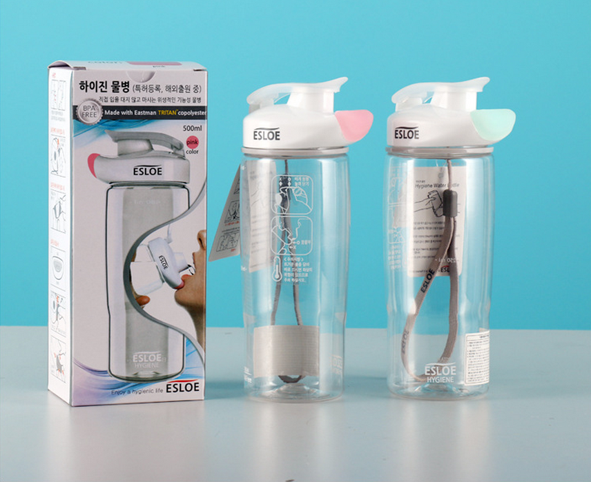 Plastic portable bottle 500ml