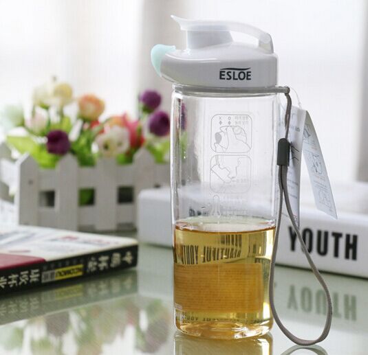 Plastic portable bottle 500ml