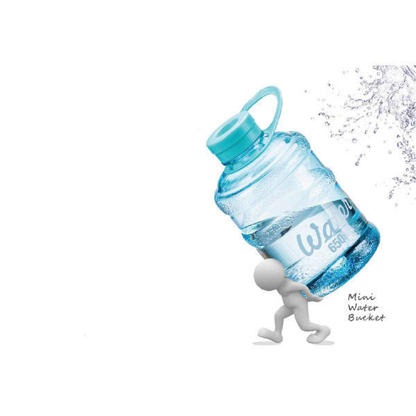Mini Buchet plastic water bottle 650ML